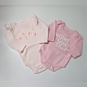 #01 Onesies(Set)3-6M girls